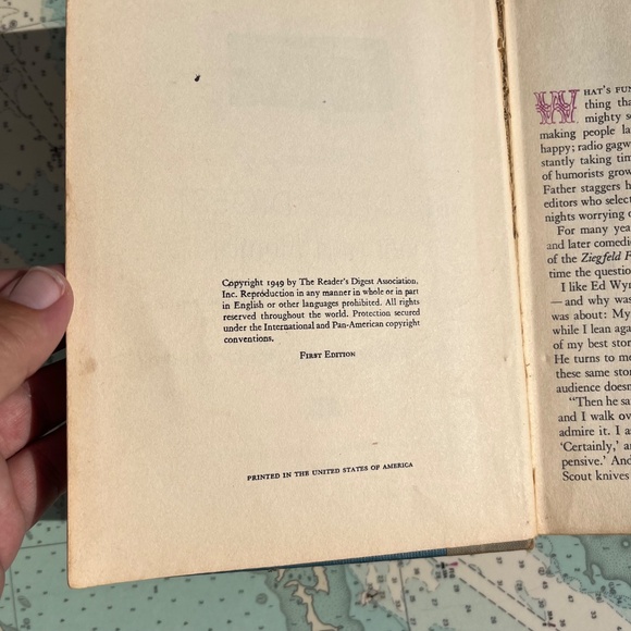 Vintage 1949 Fun Fare Treasury of Readers Digest Humor - Picture 5 of 10